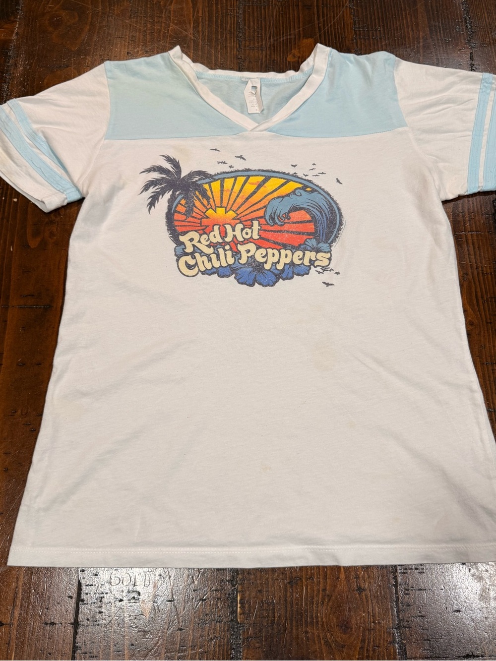 Red Hot Chili Peppers V-Neck Retro Jersey Shirt